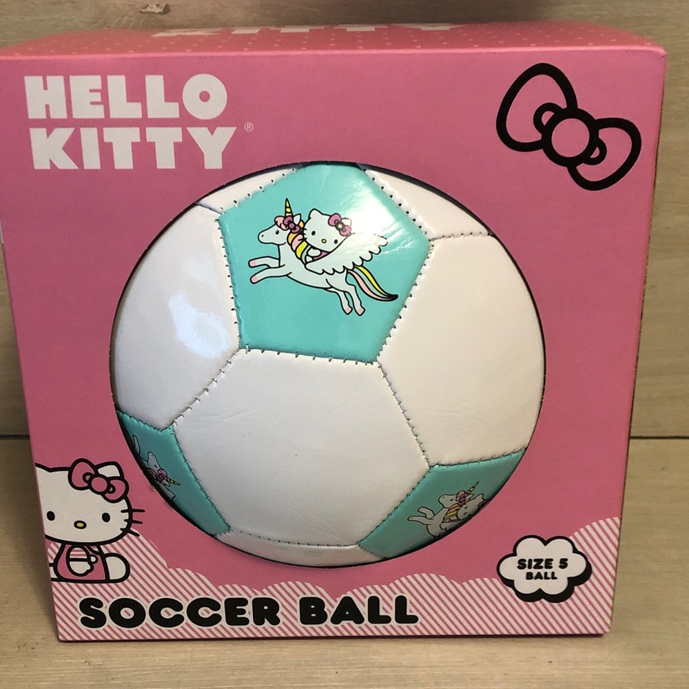 Hello Kitty Riding A Flying Unicorn Indoor Outdoor Soccer Ball NEW in Box NIB